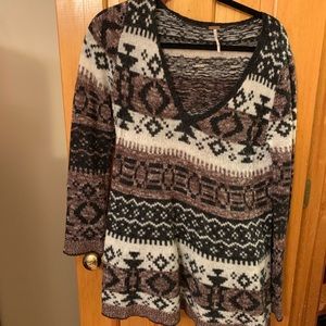 Free People V-Neck Sweater